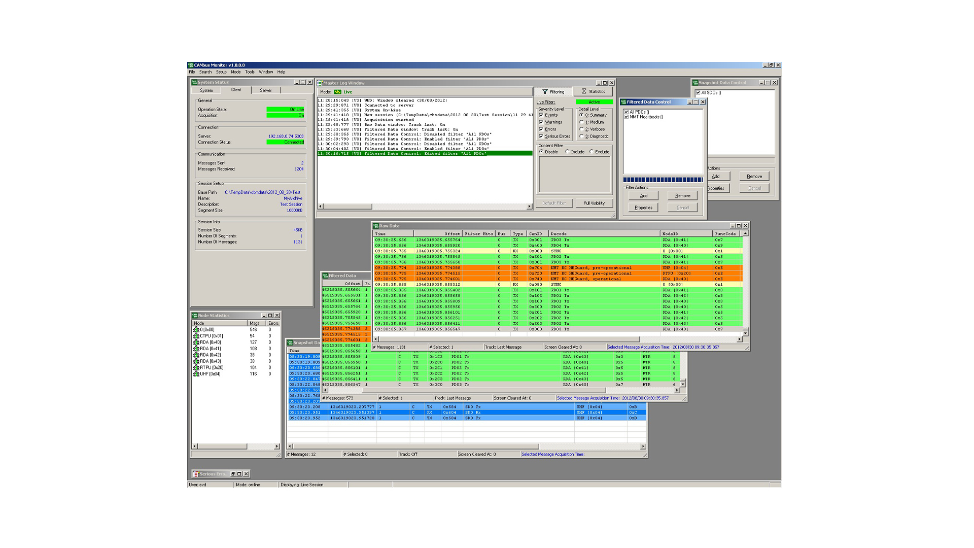 EGSE Control Software