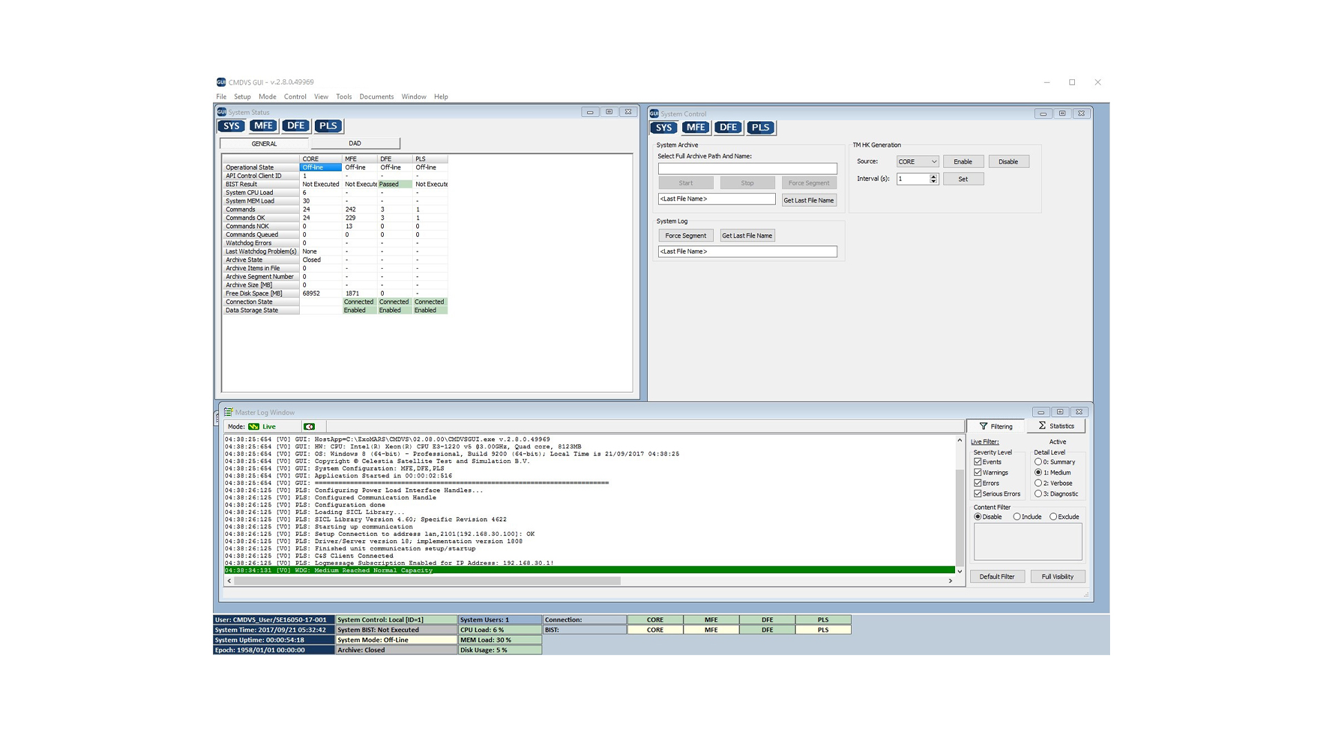 EGSE SCOE Control Software
