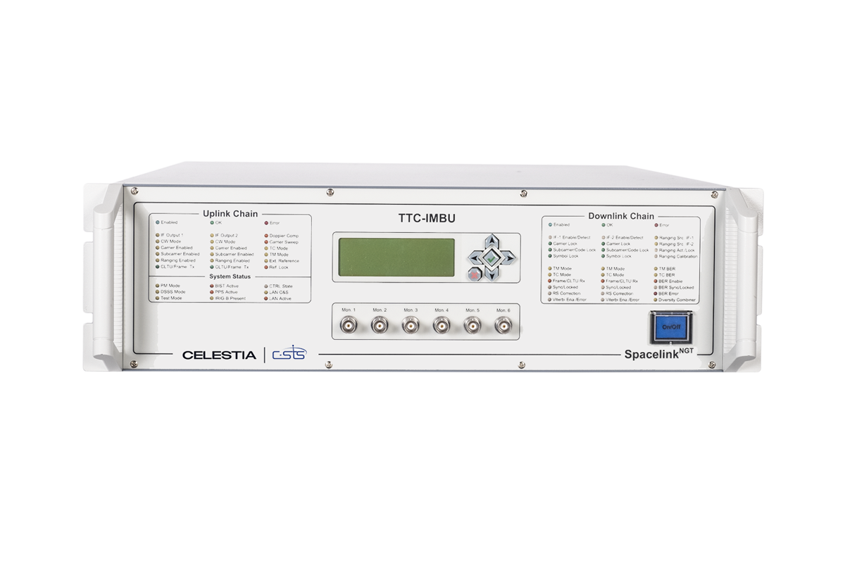 TTC IMBU RF-Interface unit front Celestia-STS C-STS
